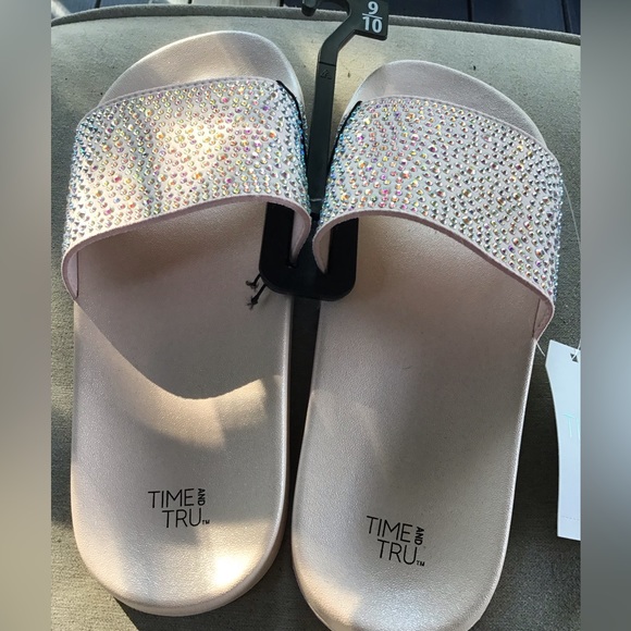 Shoes - Rhinestone sandals 9/10 nwt